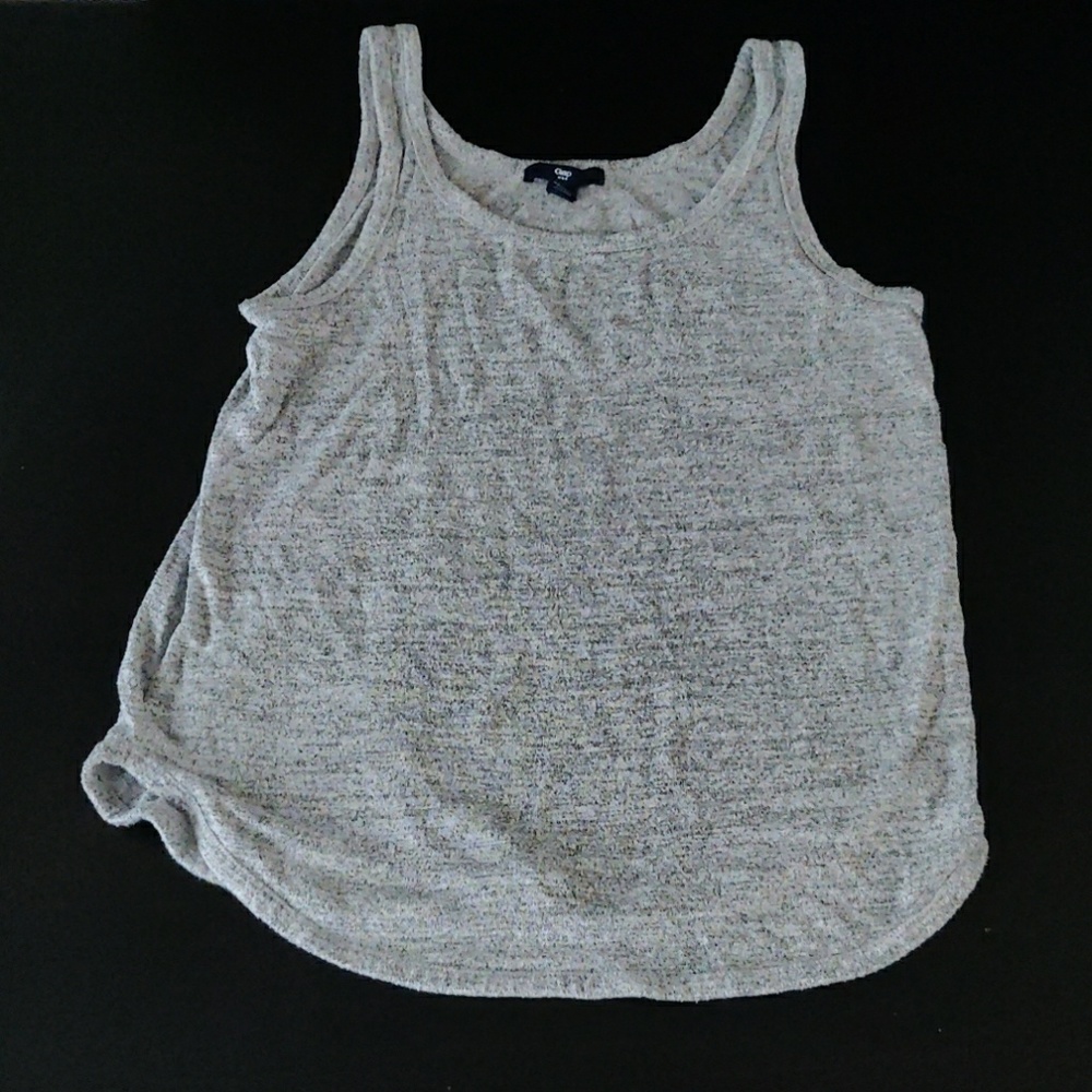 Gap softspun gray marled tank top